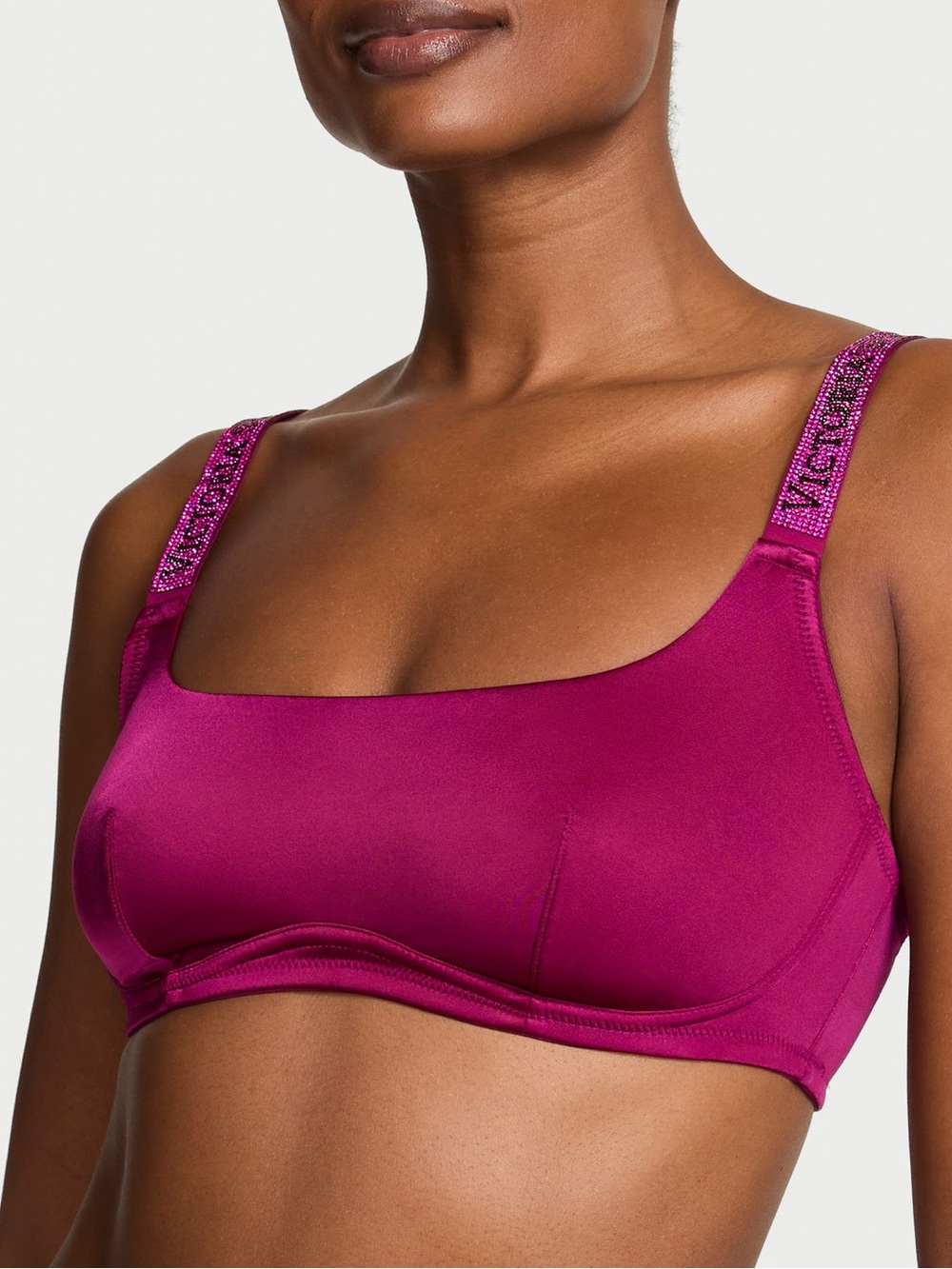 Victoria’s Secret VERY SEXY Shine Strap Scoop Bralette Fresh Jam